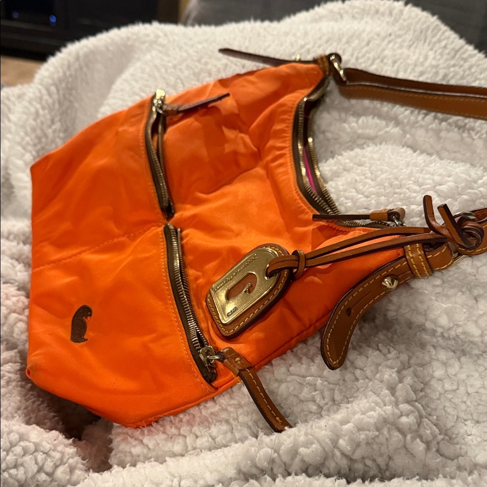Dooney & Bourke Orange Shoulder Bag - Picture 9 of 12